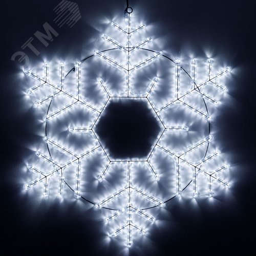 Фигура ARD-SNOWFLAKE-M10-1000x900-576LED White 230V, 35W Ardecoled, IP65