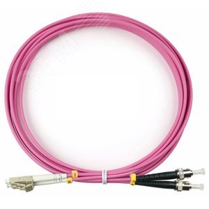 Патч-корд оптический duplex 3м LC-ST 50/125MM OM4 LSZH