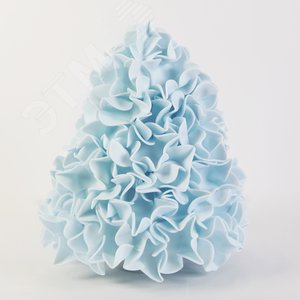 Светильник Ель голубая ULW-R07 T/WHITE+GREEN/150C/A со сменными лампами в/к белая + зеленая E27 Плафон D150мм прозрачный Белое основание