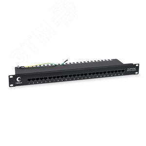 Патч-панель IDC 19' (1U), 25 портов RJ-45, Dual IDC (телефонная раскладка)