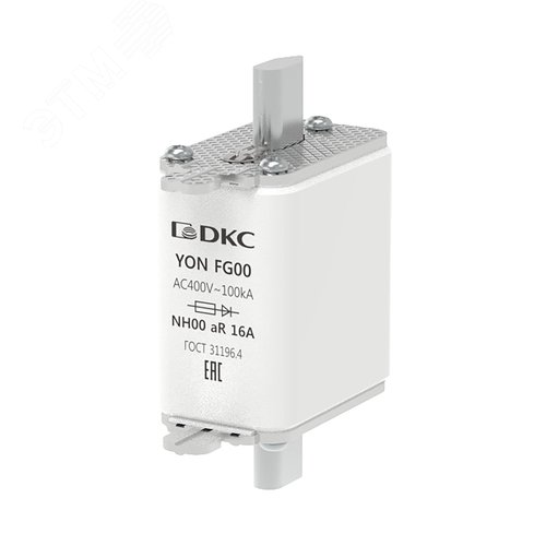 Предохранитель YON ножевого типа FG00 16А 400V характеристика arya