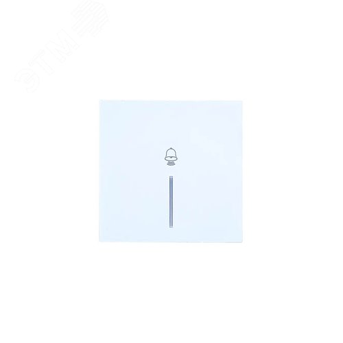 ZIMA Кнопка звонка с подсветкой, 10 А, механизм, белый Lezard 704-0288-108QC