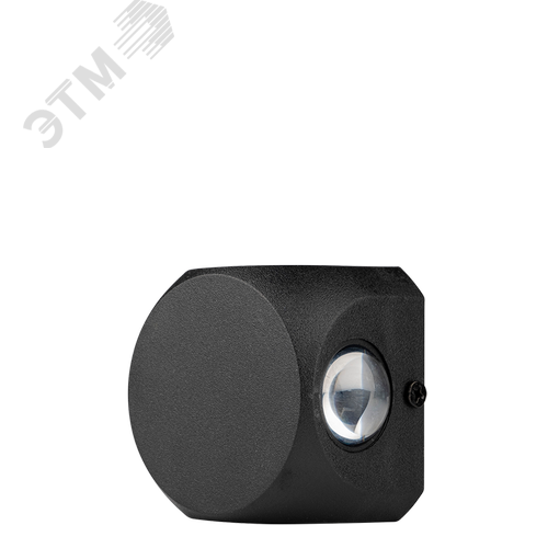 Светильник архитектурный фасадный светодиодный  PWL-07565/80D 2x2w 4000K BL IP54 черный Jazzway