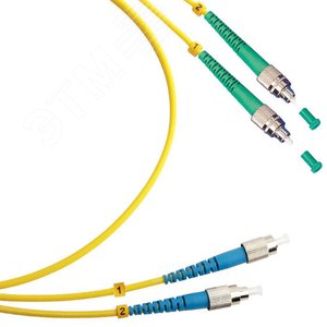 Патч-корд оптический duplex 15м FC/APC-FC/UPC 9/125 sm LSZH