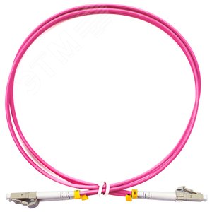 Патч-корд оптический duplex 1м LC-LC 50/125MM OM4 LSZH