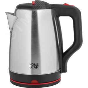 Чайник электрический HS-1003 на 1,8 л, цвет стальной