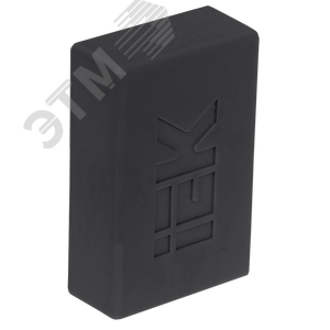 ELECOR Заглушка КМЗ 15х10 черный (4шт/компл)