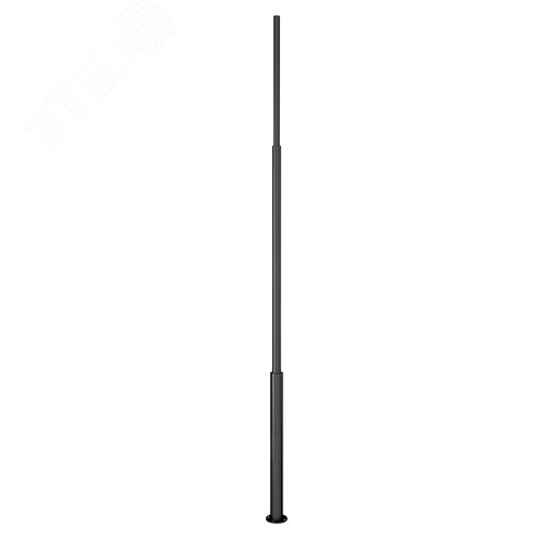 Опора освещения фланцевая OXOR-OT3-D108-L4000 BK ARL, сталь