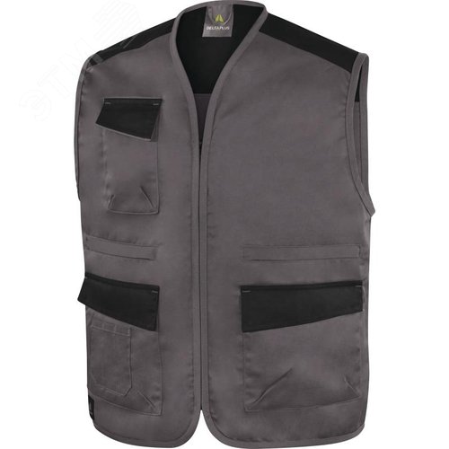 Жилет рабочий M1GI2 серии MACH 1, цв. серый, р.M