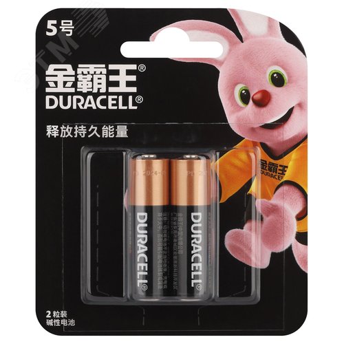 Элемент питания Duracell АА алкалиновый 1,5v 2 шт. LR6-2BL Basic (CN)