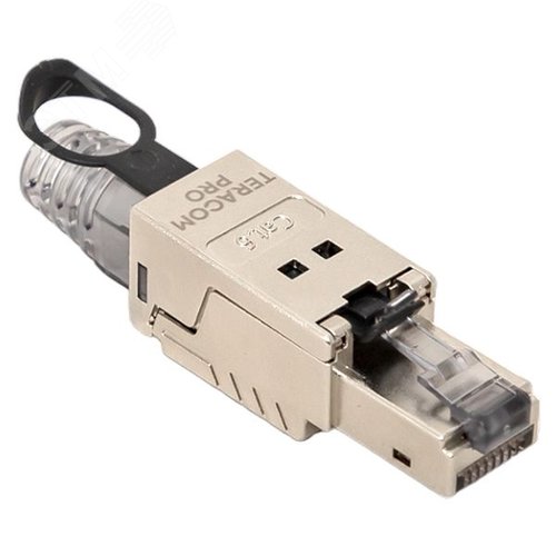 Коннектор TERACOM PRO полевой заделки RJ-45 (8P8C) экран. STP для каб. Cat.6A
