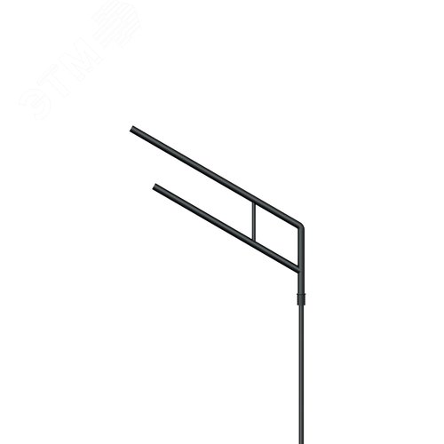 Кронштейн OXOR-SG2-1300x108-L1500 BLACK (Arlight, Сталь)