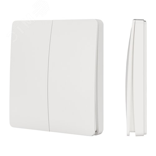 Панель управления кнопочная INTELLIGENT ARLIGHT KINETIC-801-22-2G-WP-SUF White (No battery, IP67, 433Mhz) (IARL, IP67 пластик, 3 года)
