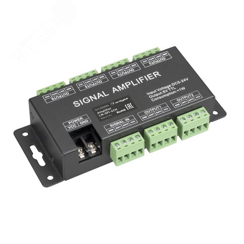 Усилитель сигнала LN-SPI-6CH 5-24V, IP20 Металл, 1 год