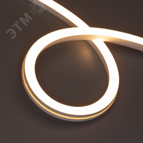 Лента герметичная MOONLIGHT-SIDE-X280-16x16mm 24V Warm270010 W/m, IP67, 15m, wire x1, вывод боковой, 5 лет