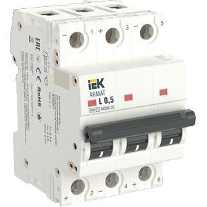 ARMAT Автоматический выключатель M06N-DC 3P Z 6А IEK