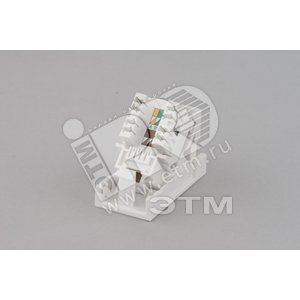 Розетка (Вставка) 45х225 (аналог Mosaic) с наклонным модулем RJ-45 категории 5е