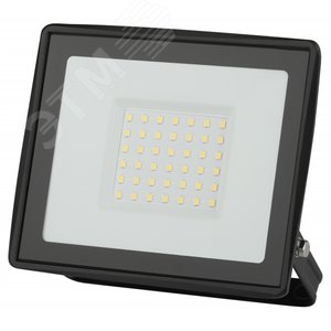 Прожектор светодиодный ДО-50Вт 6500К 4000Лм IP65 черный 50w холодный 200-240В LPR-023-0-65K-050