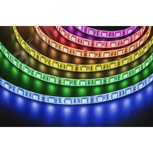 Лента светодиодная 14.4Вт/м 12В RGB IP65 60LED/м NLS-5050-Pro 5м