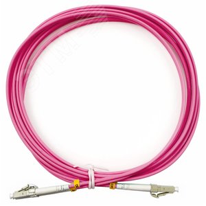 Патч-корд оптический duplex 3м LC-LC 50/125MM OM4 LSZH