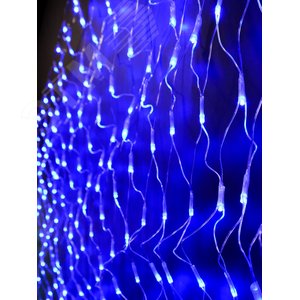Электрогирлянда Сетка 300 LED уличная синяя
