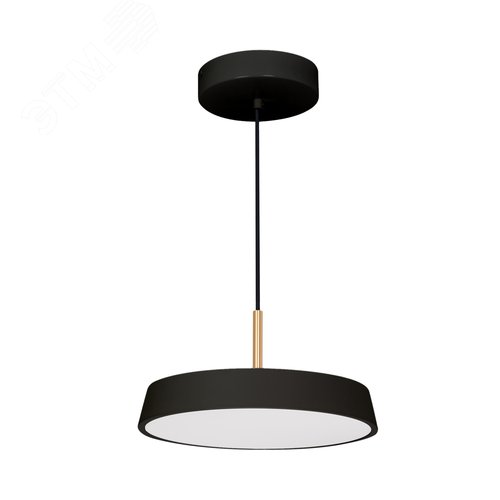 Светильник SP-ELEGANT-R300-17W Warm3000 (BK, 120 deg, 230V) (IP20 металл, 3 года)