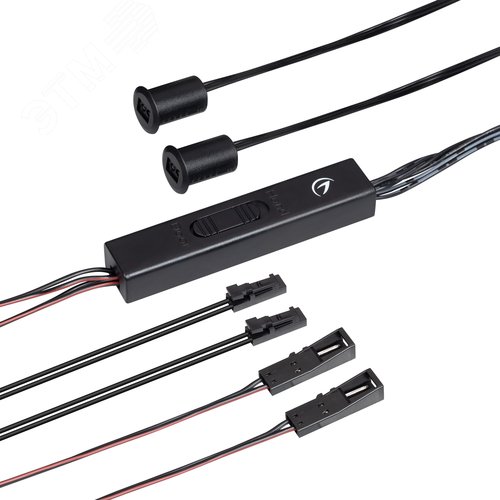 ИК-датчик SR-PRIME-RECESSED-IRD/H-R11-BK 12-24V, 48-96W, DOOR/HAND, IP20 пластик, 2 года