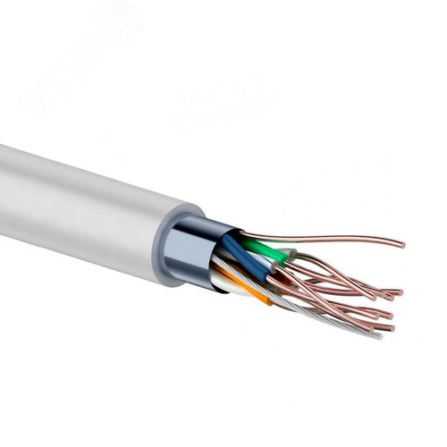 Витая пара Light F/UTP CAT5 4PR 26AWG PVC IN, серый, 305 м