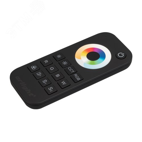 Пульт SMART-R21-MULTI Black 1 зона, 2.4G ARL, IP20 пластик, 5 лет