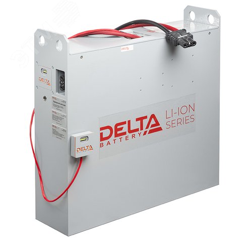 Батарея аккумуляторная тяговая литий-ионная Delta LFP Original 25.6/200 для электротележек с выносным индикатором уровня заряда