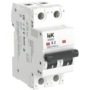 ARMAT Автоматический выключатель M06N-DC 2P K 2А