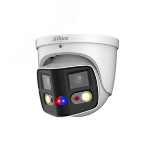 Видеокамера IP 8Мп купольная IP67 ИК/LED-25м с PoE ИИ и активным сдерживанием (2.8мм)