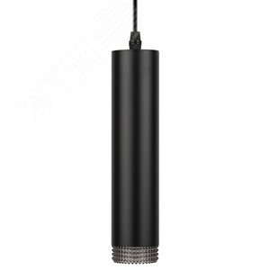 Светильник подвесной (подвес)  PL18 BK/GR MR16 GU10 потолочный цилиндр черный, серый