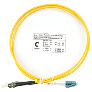 Патч-корд оптический duplex 1м LC-ST 9/125 sm LSZH