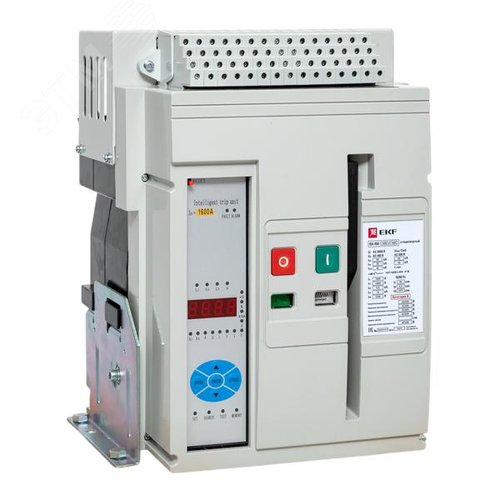 Выключатель автоматический ВА-450 1600/1250А 3P 55кА стационарный EKF