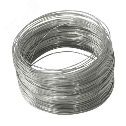 Проволока стальная оцинкованная (D 8 мм / S 50 мм2, бухта 125 м)