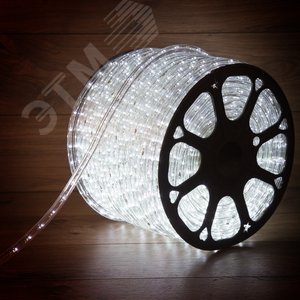 Дюралайт LED, постоянное свечение 2W – белый, 36 LED/м, 100 м