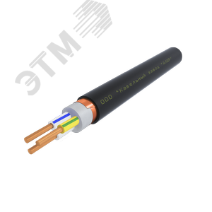 Кабель силовой ВВГЭнг(А)-LS 3х2.5 ок(N.PE)-0.66 Ч. бар