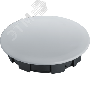 Коробка NSS-DB-SW-68-15-BL распаячная скрытого монтажа для твердых стен с крышкой черная d68х15