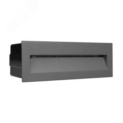 Светильник LTD-TRAIL-S226x76-8W Warm3000 (GR, 65 deg, 230 В) (ARL, IP65 Металл, 3 года)