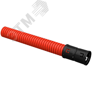 ELASTA Труба гофрированная двустенная ПНД d=40мм красная (25м) IEK