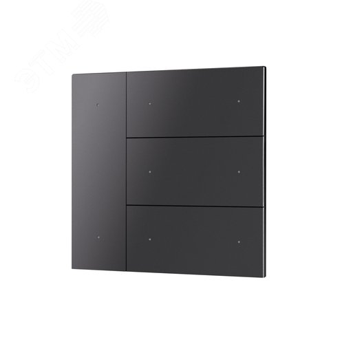 Накладка панели INTELLIGENT ARLIGHT KNX-23-4G-SUF Dark Grey (Backlight) (IARL, IP20 металл, 2 года)