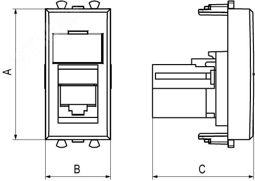 Трансформатор тока CT80 1250A, класс 0.2S, 5ВА