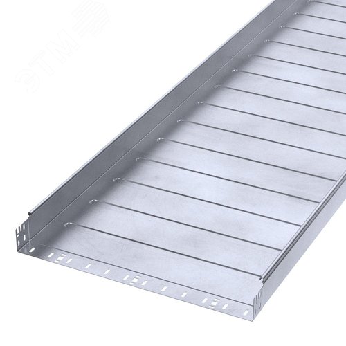 Лоток неперфорированный Профи INOX (AISI 316) 600х80x3000 (1,0 мм) (6 м/уп)