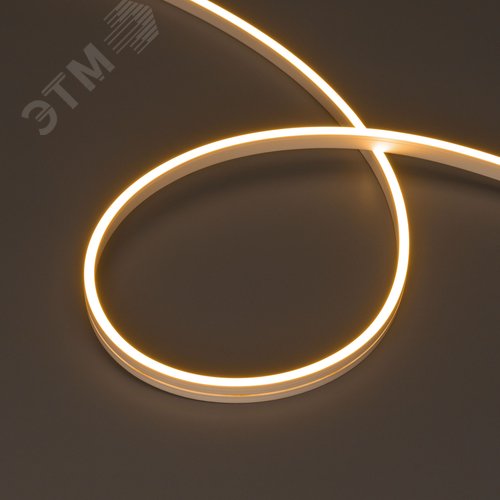 Лента герметичная MOONLIGHT-SIDE-A168-4x10мм 24V Warm2700 7.2 W/m, IP65, 5м, wire x2 вывод кабеля прямой