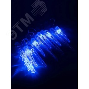Гирлянда Сосульки 100LED 1.6 м IP65 синяя