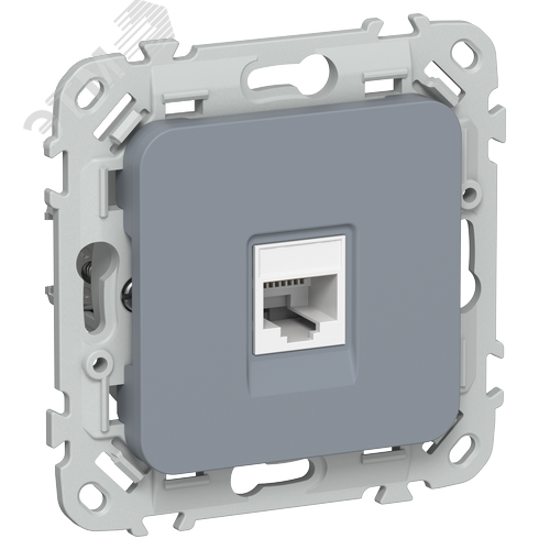 FLITE Розетка компьютерная RJ45 категория 6 UTP РК6-1-0-ФлМ маренго IEK
