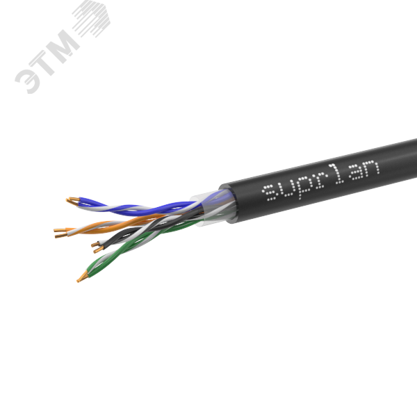 Витая пара U/UTP кат 5e 4x2xAWG24 Standart Cu PE OUT