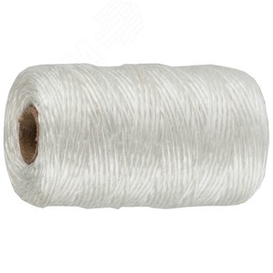 Шпагат многоцелевой полипропиленовый, белый, d=1,8 мм, 500 м, 50 кгс, 1,2 ктекс