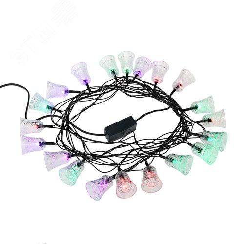 Гирлянда светодиодная Колокольчики 20 LED RGB 2,8 м